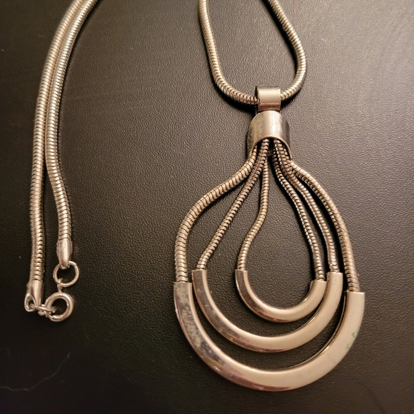 80s rope statement necklace - Picture 1 of 2